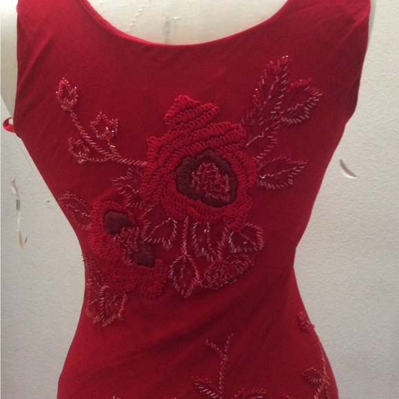 Sue Wong Red Dress - Picture 8 of 9